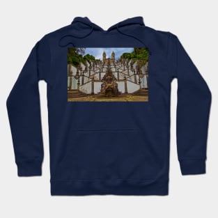 Portugal. Braga. Bom Jesus do Monte. Staircase. Hoodie